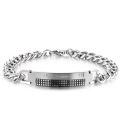 Cheap Silver Relationship Matching Couple Bracelets Design